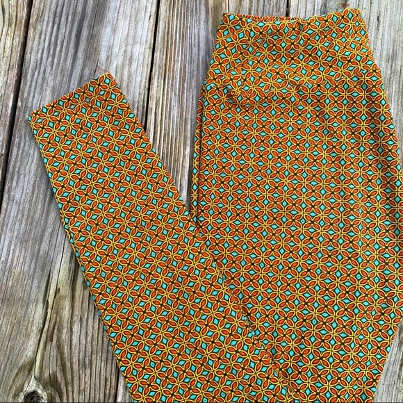 Lularoe Pants Jumpsuits Lularoe Floral Pattern Leggings Os Poshmark